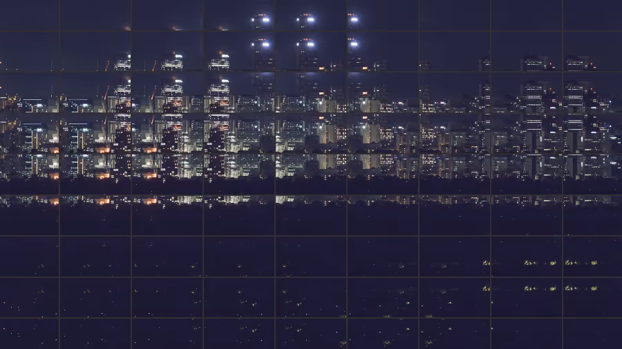 Process the captured tile images to a finished panorama